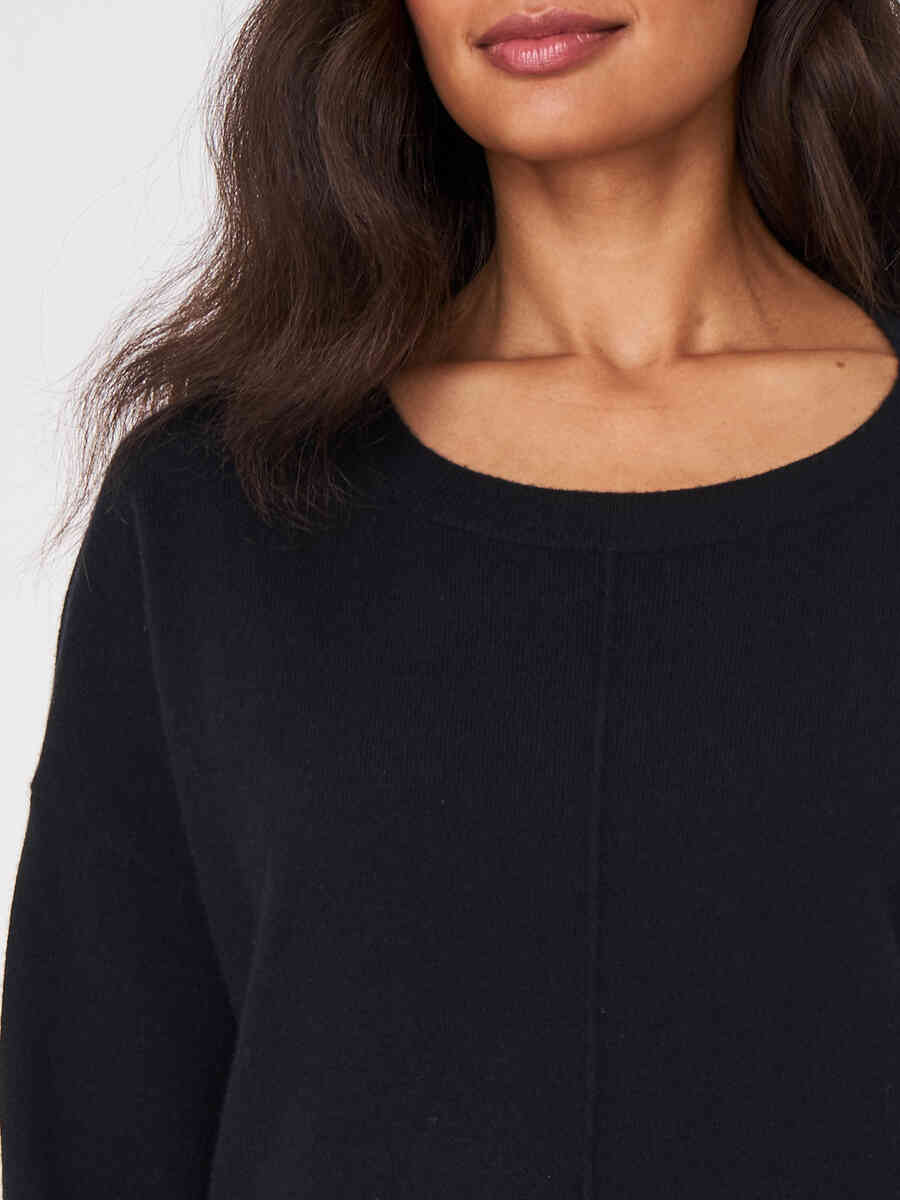 Cashmere sweater with front pockets image number 2
