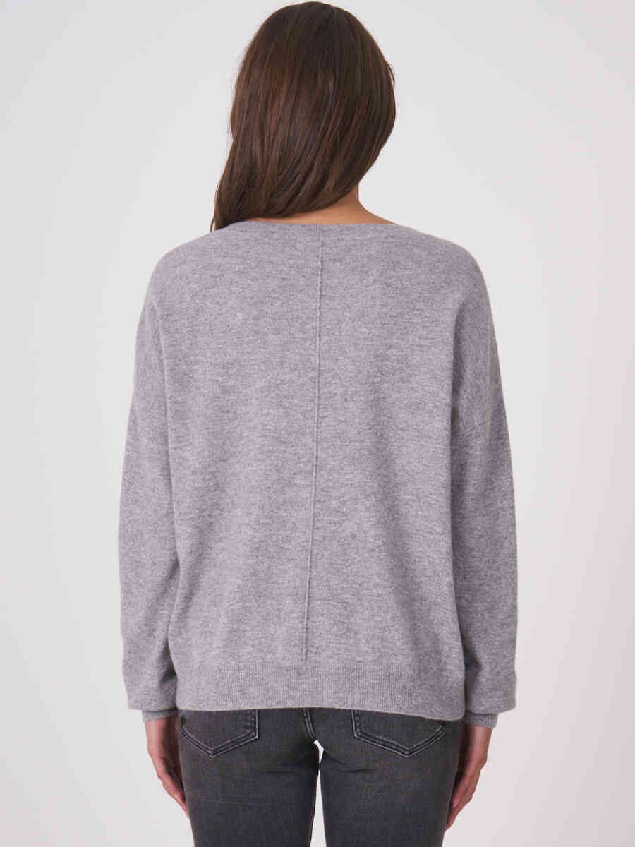 Cashmere sweater with front pockets image number 5
