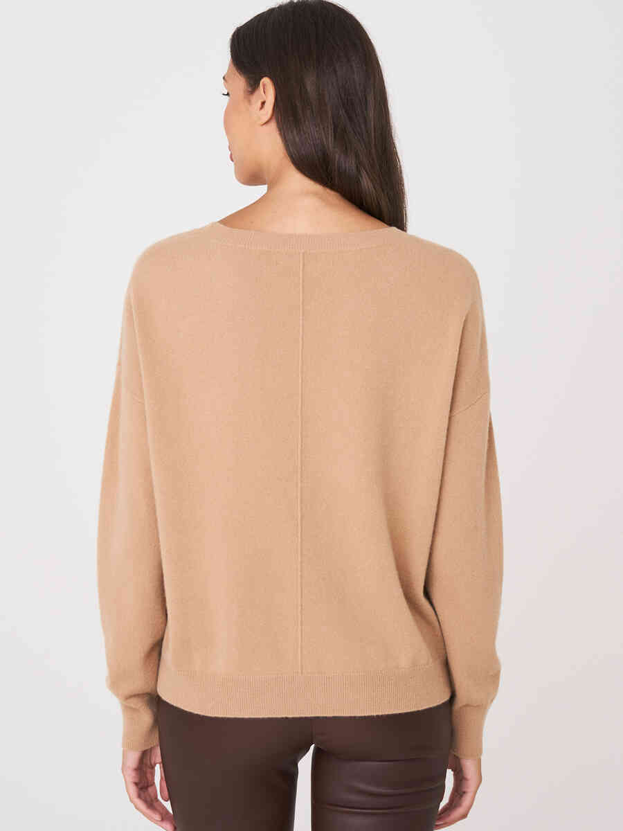 Cashmere sweater with front pockets image number 17