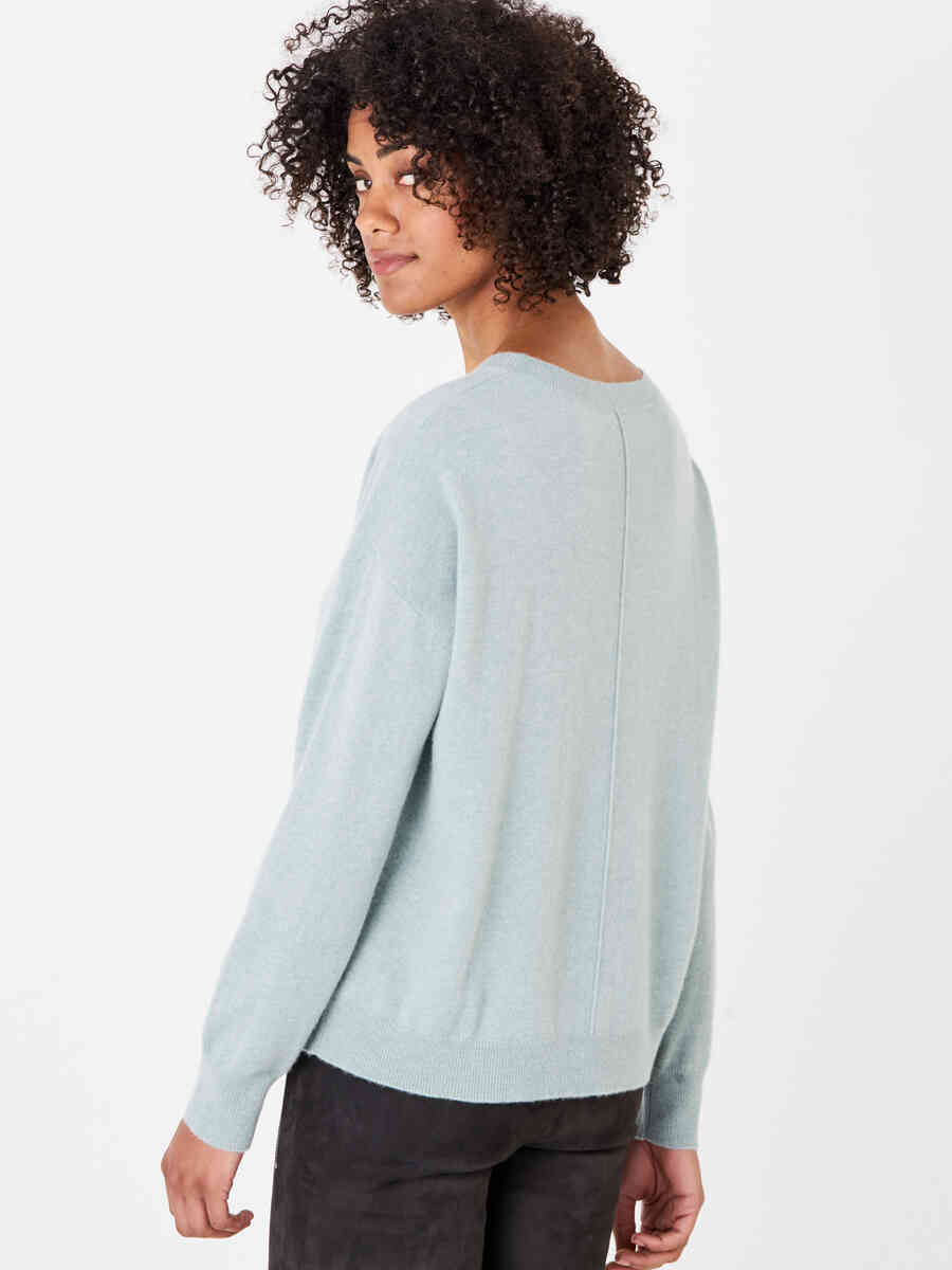 Cashmere sweater with front pockets image number 21