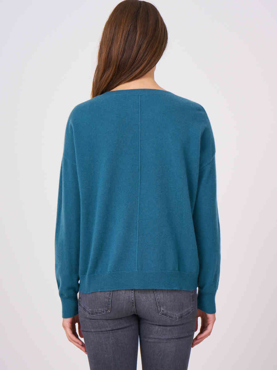 Cashmere sweater with front pockets image number 25