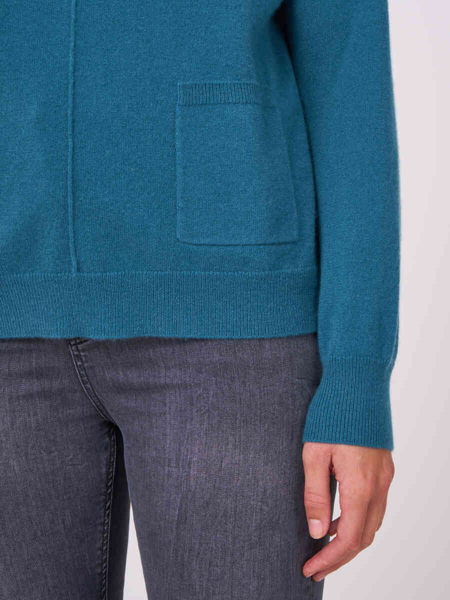 Cashmere sweater with front pockets image number 26