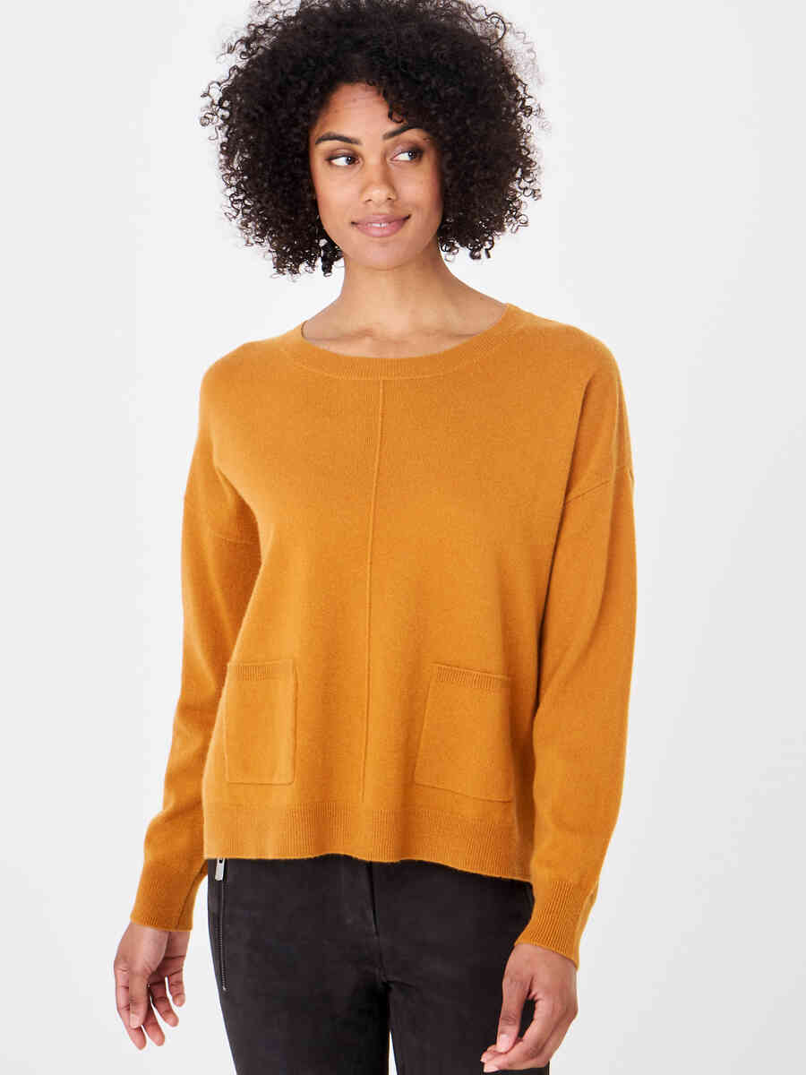 Cashmere sweater with front pockets image number 28