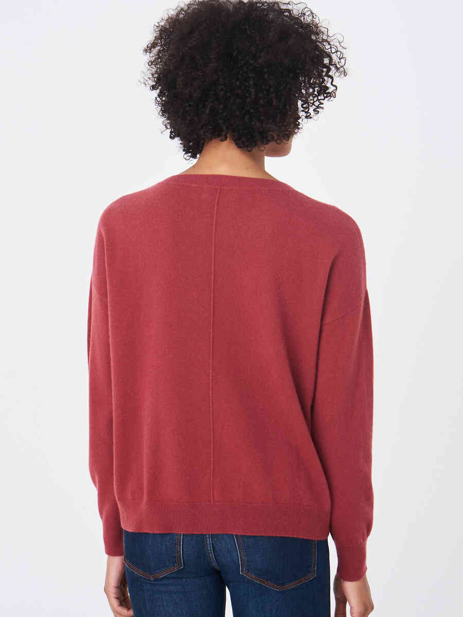 Cashmere sweater with front pockets image number 33