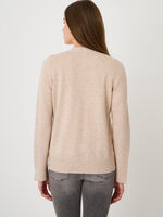 Organic cashmere cardigan with front pockets image number 1