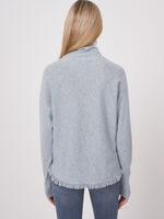 Batwing sweater with fringes image number 9