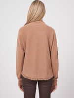 Batwing sweater with fringes image number 21