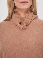 Batwing sweater with fringes image number 22