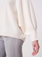 Organic cashmere poncho sweater image number 2