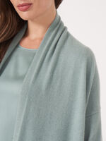 Long cashmere cardigan with shawl collar and pockets image number 2