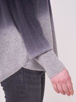 A-line cashmere sweater with dip-dye gradient image number 4