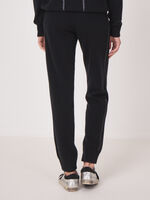 Knitted pants in cashmere wool blend image number 1