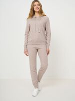 Knitted jogging cashmere blend lounge pants image number 3