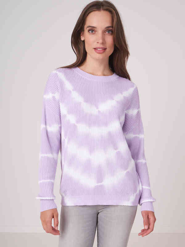 Pure cotton tie dye sweater