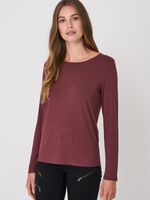 Basic women's long-sleeved top image number 0