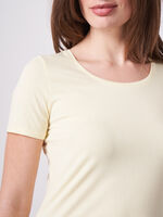 Basic cotton crew neck T-shirt image number 2
