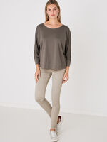 Batwing top with 3/4 sleeve image number 3