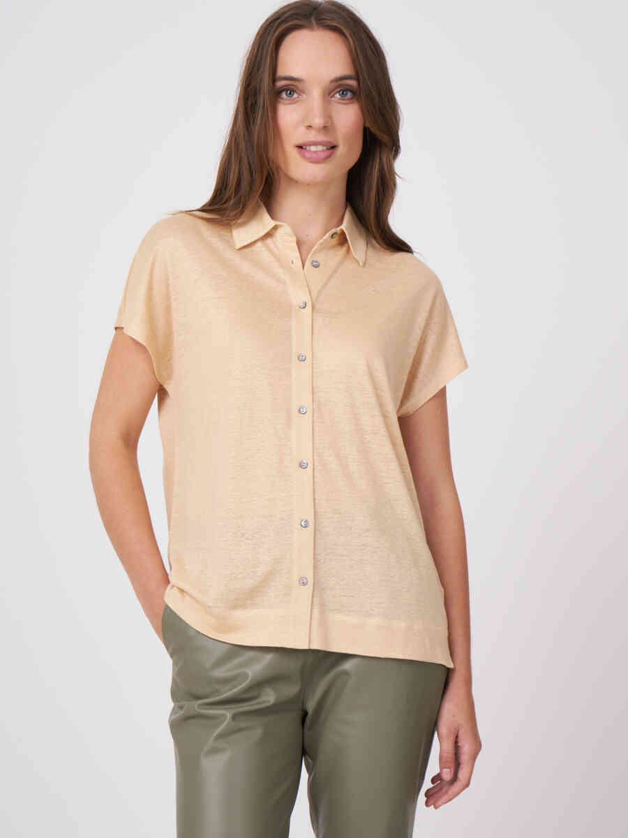 Linen shirt top