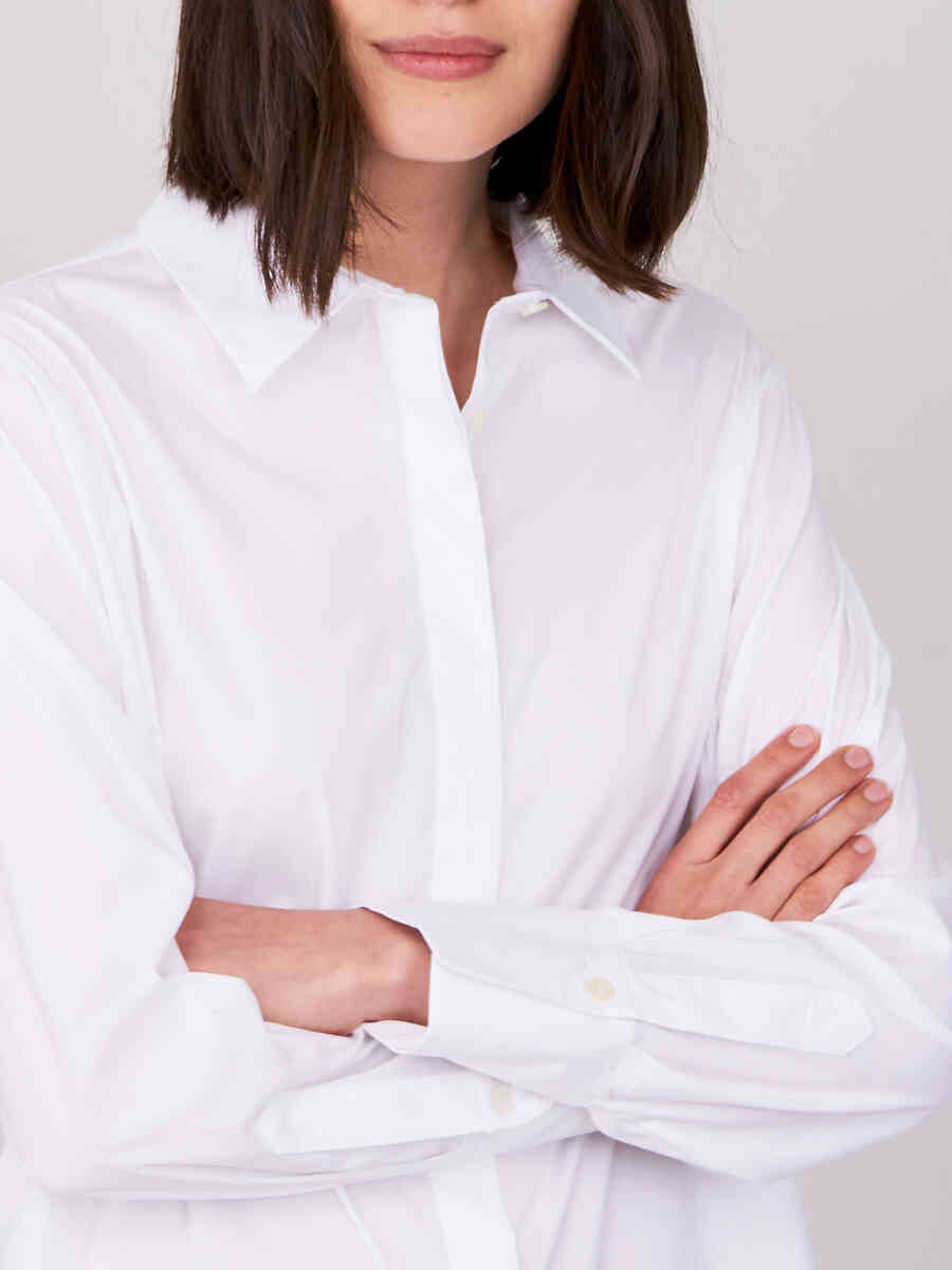 Poplin shirt blouse image number 2