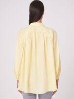 Linen blouse with puff sleeves image number 1