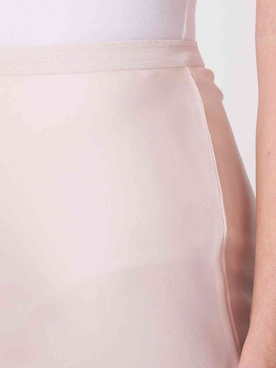 Silk skirt with elastic waistband image number 26