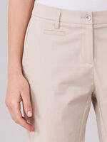 Chino cotton blend trousers image number 2