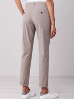 Chino cotton blend trousers image number 1