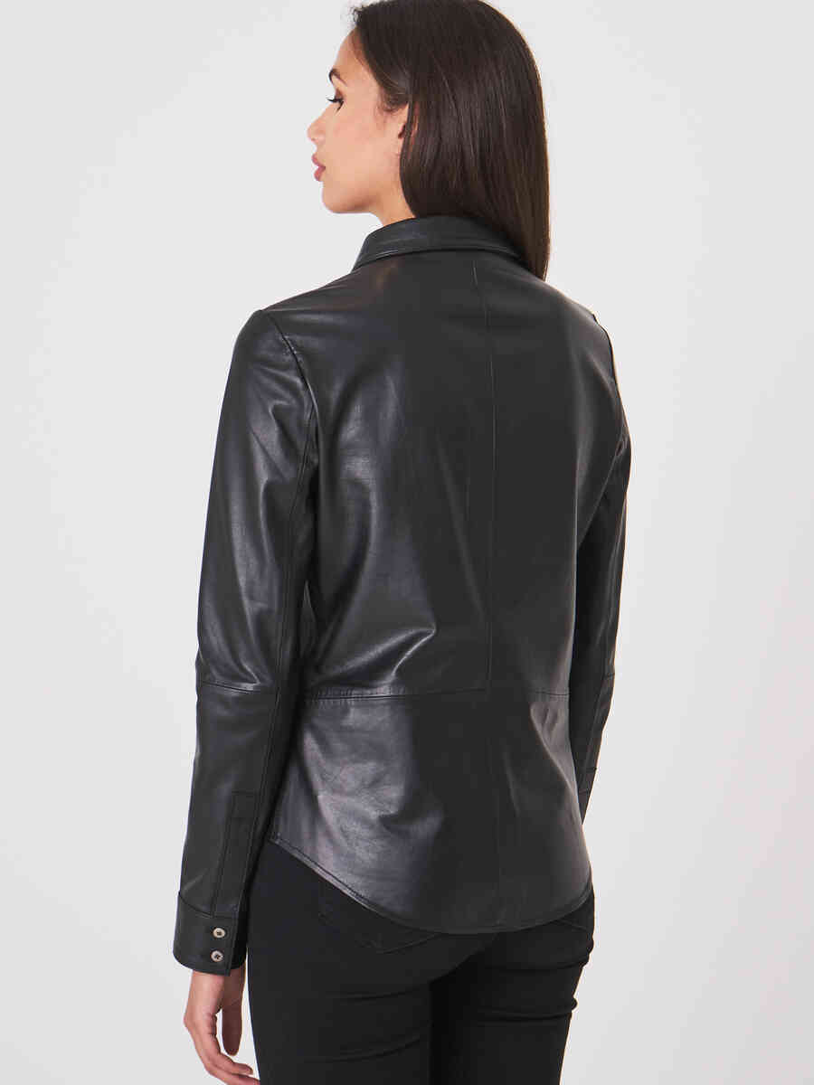Leather blouse image number 1