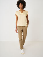 Basic stretch cotton women's chinos image number 3
