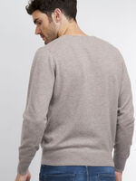 Men's cashmere V-neck sweater image number 1