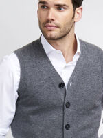 Men's buttoned sweater vest image number 2