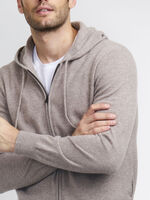 Men's cashmere hoodie image number 2