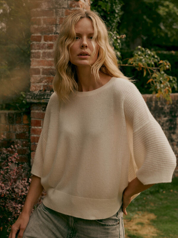 Oversize Bio-Kaschmirpullover
