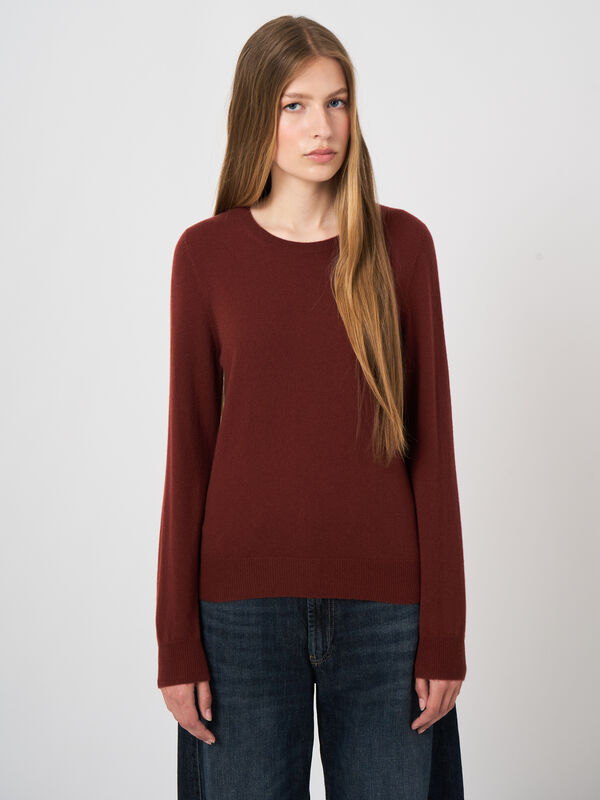 Organic Cashmere Round-Neck Sweater